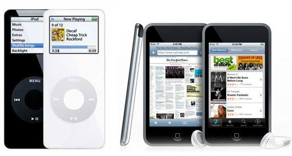 Устройства Apple iPod nano и Apple iPod Touch 