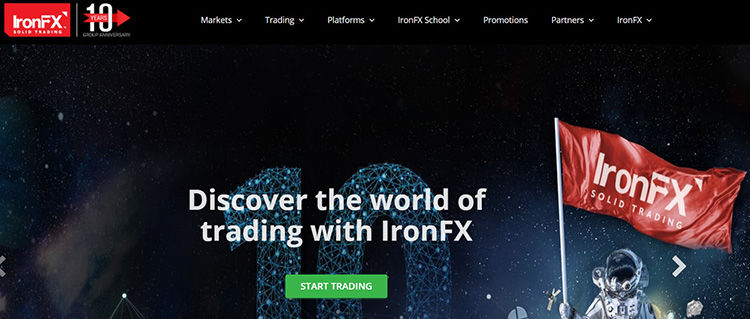 сайт на ironfx