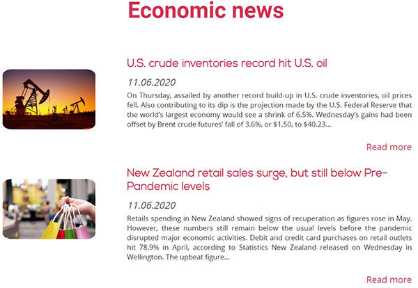 lexatrade economic news