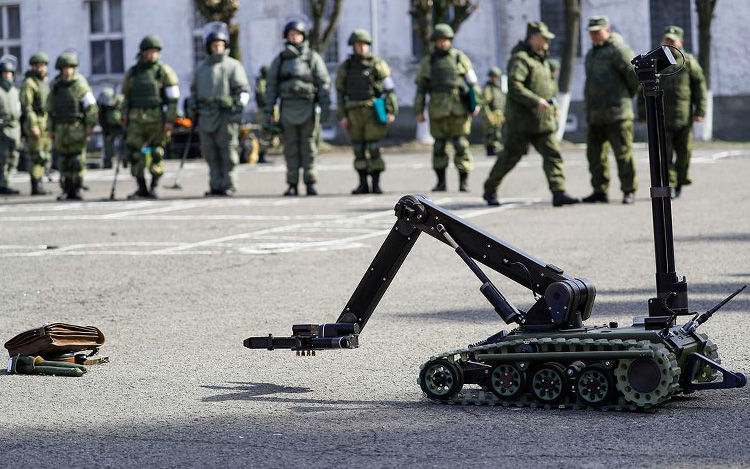 военные роботы