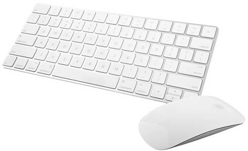 Клавиатура и компьютерная мышь Apple